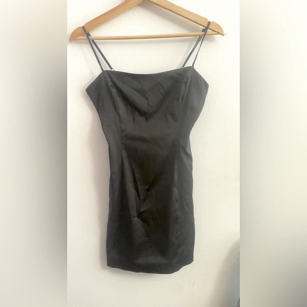 Sunday Best Shimmer Satin Dress